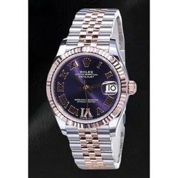 Women Rolex Datejust 31 Roman Jubilee Bracelet Watch