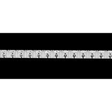 Women Lab Grown Tennis Bracelet 7 Carat 14K White Gold