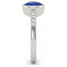 natural round sapphire 2.50ct watch top view