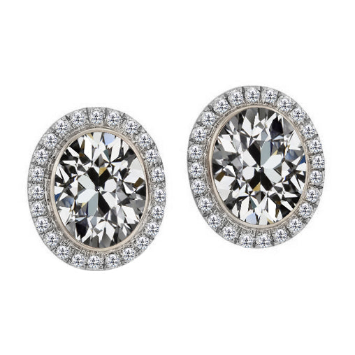 Bespoke Brilliant Diamond Stud Earrings 2 ct – main view