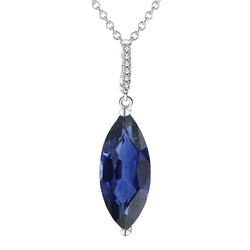 IGI Certified Cornflower Blue Sapphire Gemstone Pendant 4.50 ct