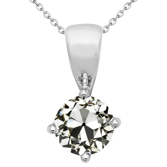 Handcrafted Brilliant Diamond Pendant 2.50 ct – main view