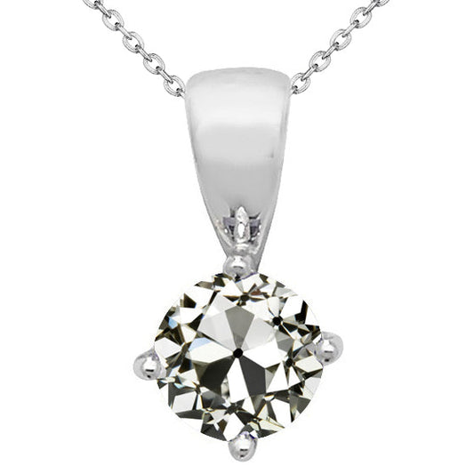 Handcrafted Brilliant Diamond Pendant 2.50 ct – main view
