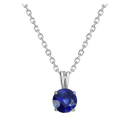 Luxury Stone Pendant Necklace 1 ct – main view