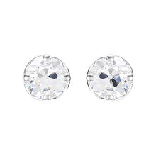 Authentic Diamond Earrings – front view