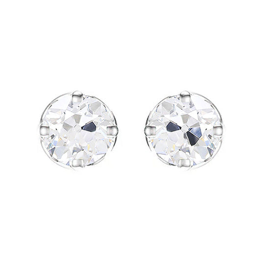 Authentic Diamond Earrings – front view