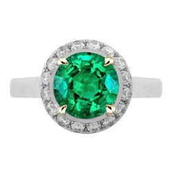 Luxurious Gemstone Ring with GIA Certified Colombian Emerald – 3