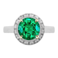 Luxurious Colombian Emerald Gemstone Ring 3 ct – main view