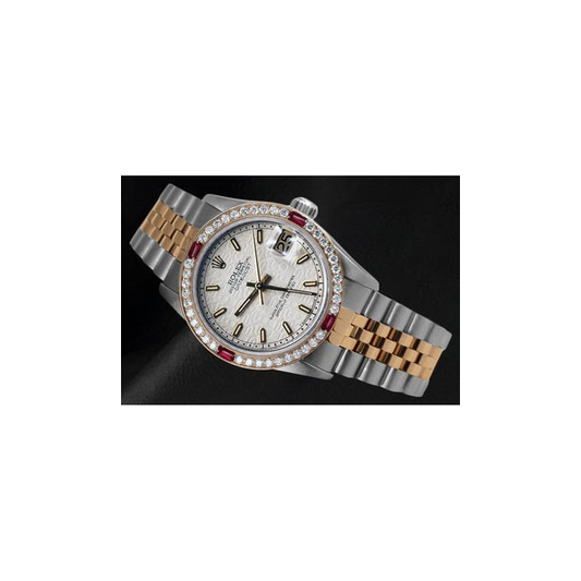 Women's Rolex Datejust White Jubilee Luminous Dial 31mm Watch