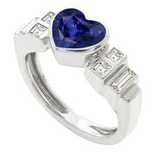 natural heart sapphire 2.50ct watch side angle