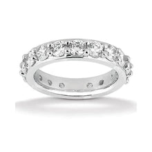 Women's Comfort Fit Eternity Band 4 Carats Gold Wedding Jewellery Natural Earth Mined Diamond