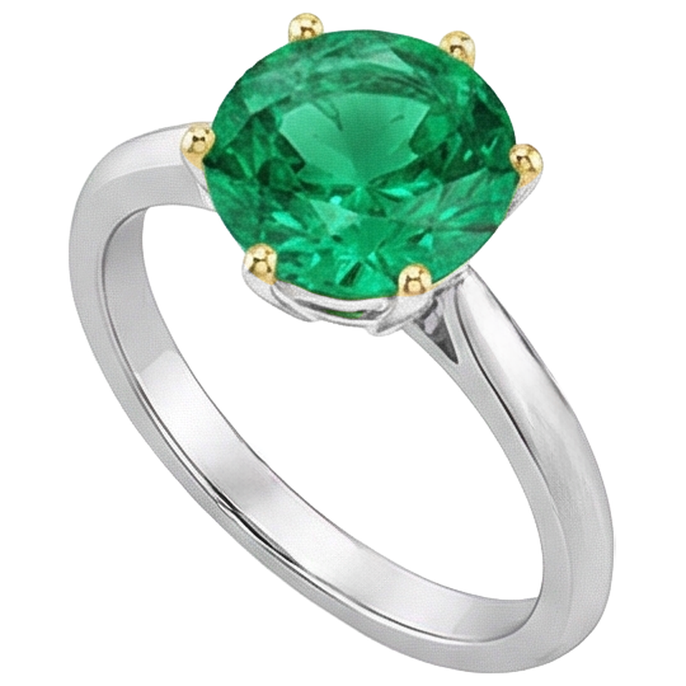 Handmade Precious Stone Ring 2.50 ct – side view