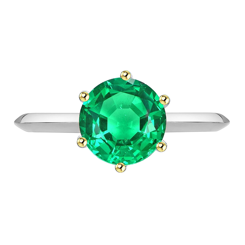 Handmade Fine Emerald Precious Stone Ring 2.50 ct – main view