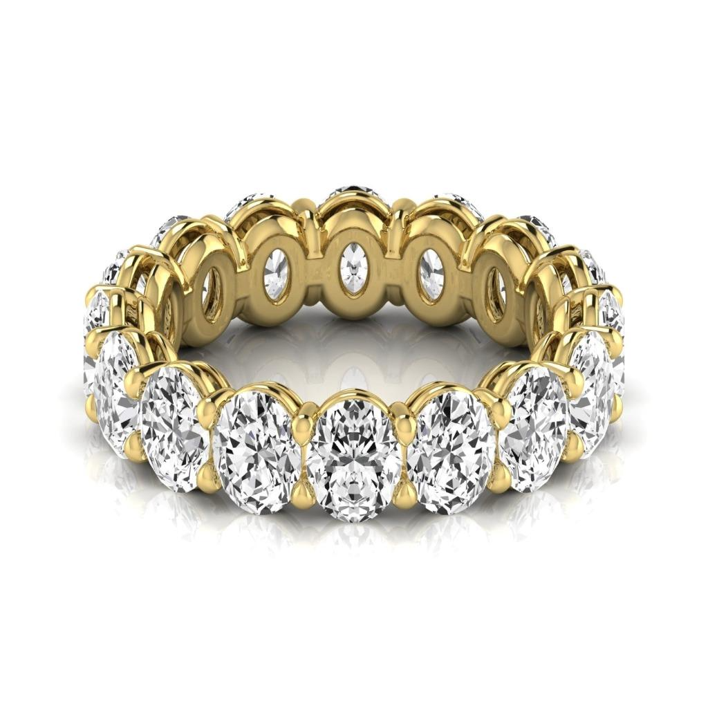 Brilliant Diamond Eternity Band 0.33 ct 14K Yellow Gold – front view