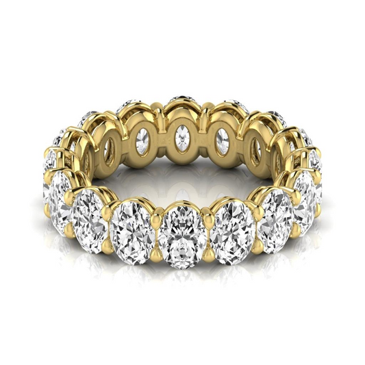 Brilliant Diamond Eternity Band 0.33 ct 14K Yellow Gold – front view