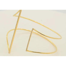 Yellow Gold Bangle Genuine 1.50 Carats Women Jewelry New