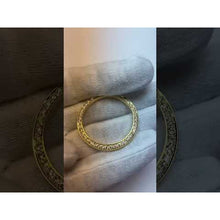 Yellow Gold Real Custom Diamond Bezel To Fit Rolex Datejust  Watch 2 Carats