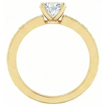 Yellow Gold Round Cut 1.75 Carat Sparkling Real Natural Earth Mined DIAMOND ( NOT LAB GROWN ) Anniversary Ring