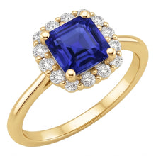 Yellow Gold Sapphire Ring