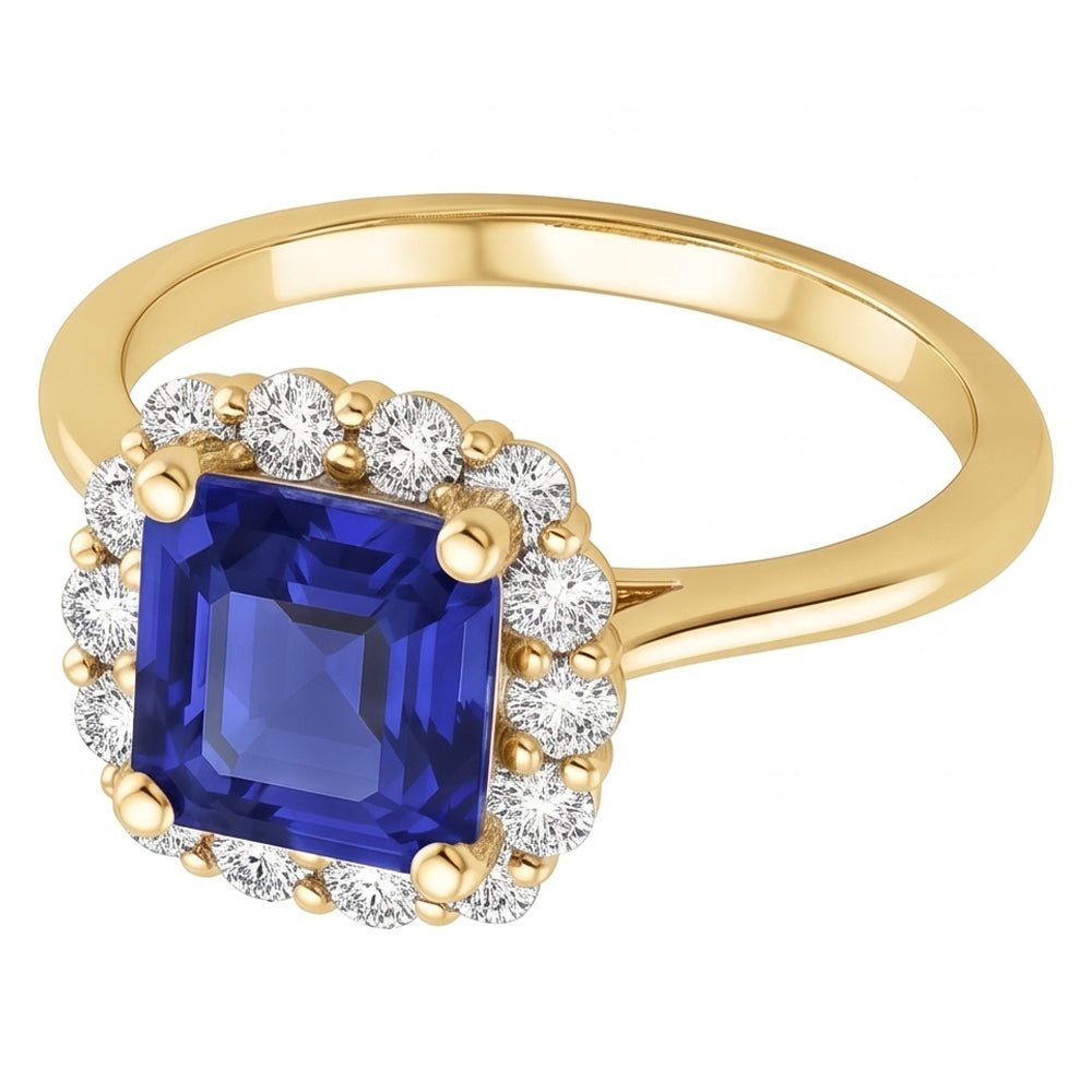 Yellow Gold Sapphire Ring