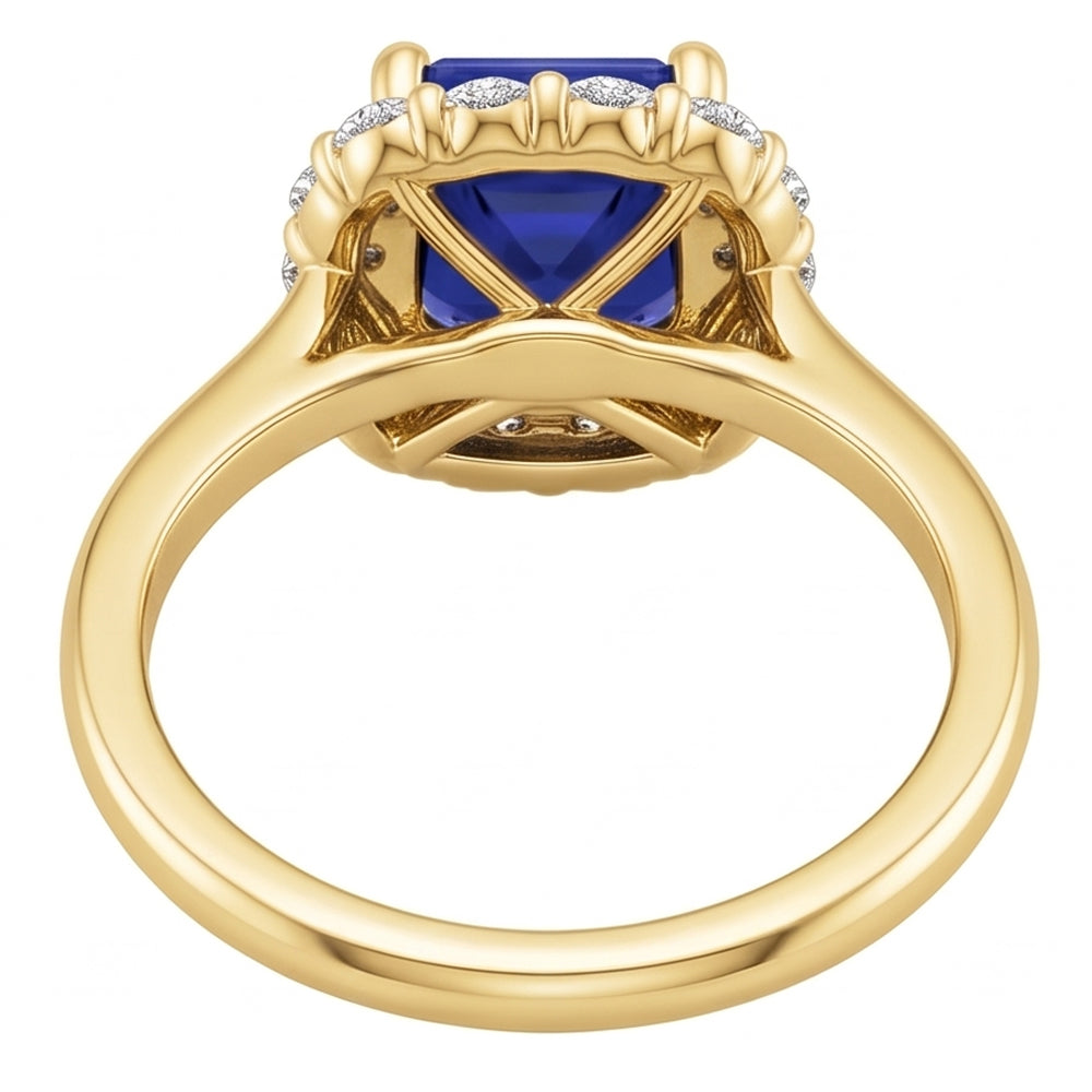 Yellow Gold Sapphire Ring