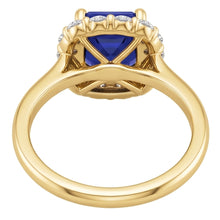 Yellow Gold Sapphire Ring