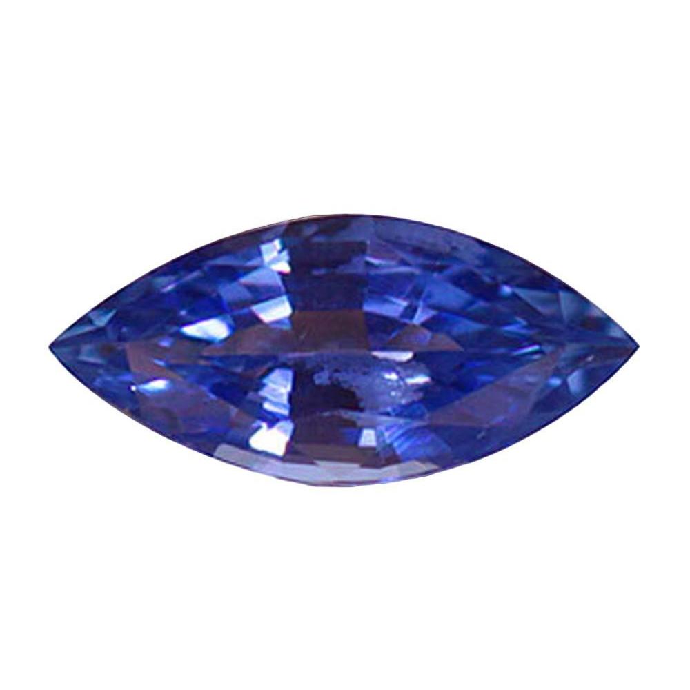 Marquise Cut Violet Tanzanite ring in Gold – main view