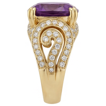 Sophisticated Precious Stone Ring 10 ct – angle view