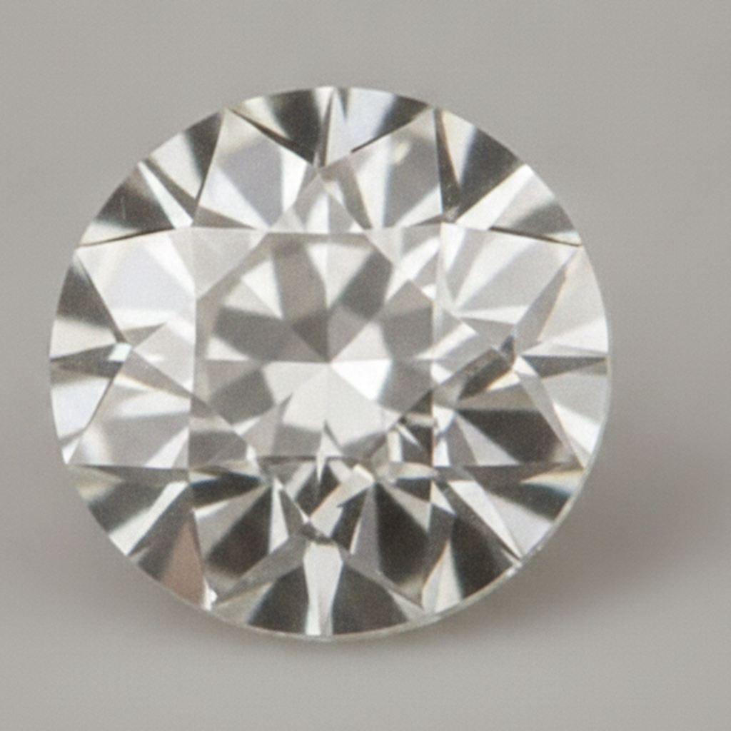 Antique F VS1 Earth Mined Loose Diamond Round Old European Cut Natural 9 Carat