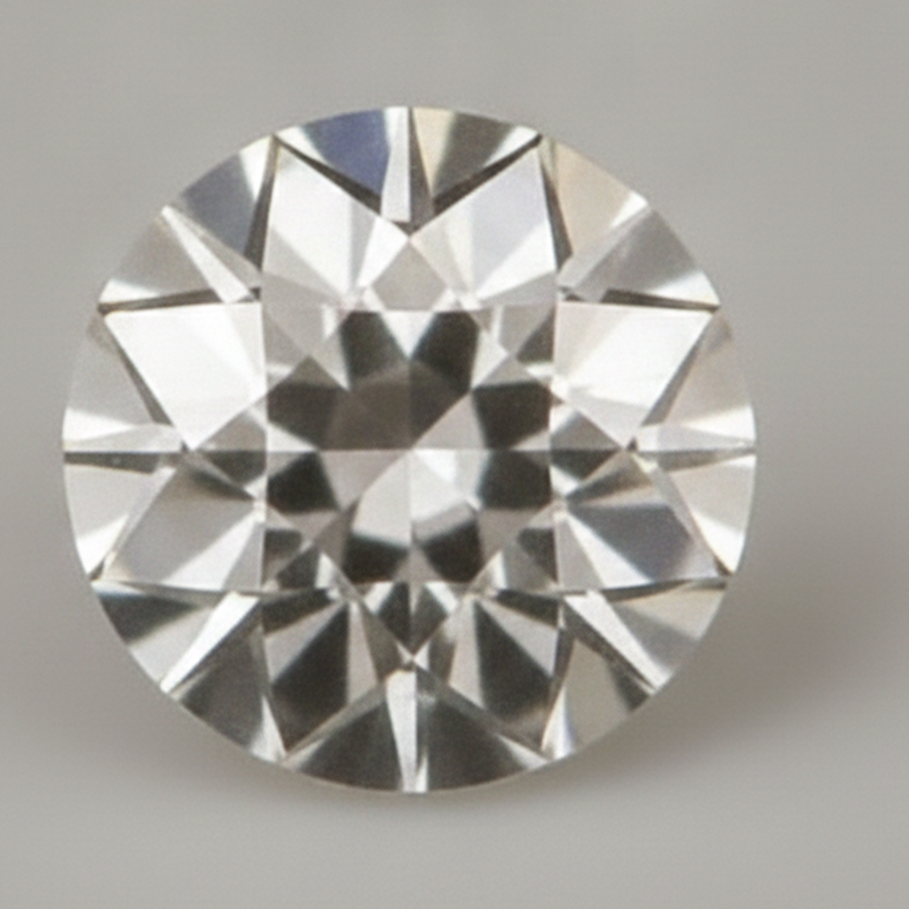 Authentic 5 Carat Old European Cut Round Earth Mined Natural Loose Diamond H VS1