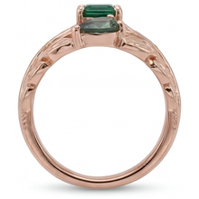 Elegant Colored Stone Ring 2.50 ct – angle view