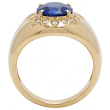 Refined Colored Stone Ring 2.75 ct – profile view
