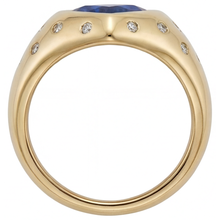 Luxury Colored Stone Ring 3.50 ct – angle view