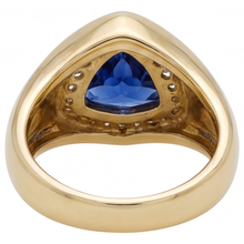 Luxury Colored Stone Ring 4 ct – top view