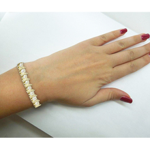 Designer Jewelry 14K Yellow Gold with Diamond – side view