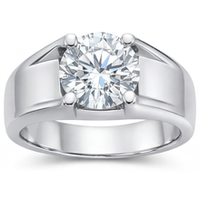 Custom Gentleman's Ring 2.50 ct – front view