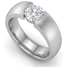 Brilliant Diamond Mens Ring 1.50-ct 14K White Gold – side view