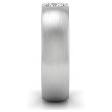 Earth-Mined Brilliant Diamond Mens Ring 1.50 ct 14K White Gold – profile view