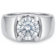 Premium Brilliant Diamond Mens Ring 2 ct – front view