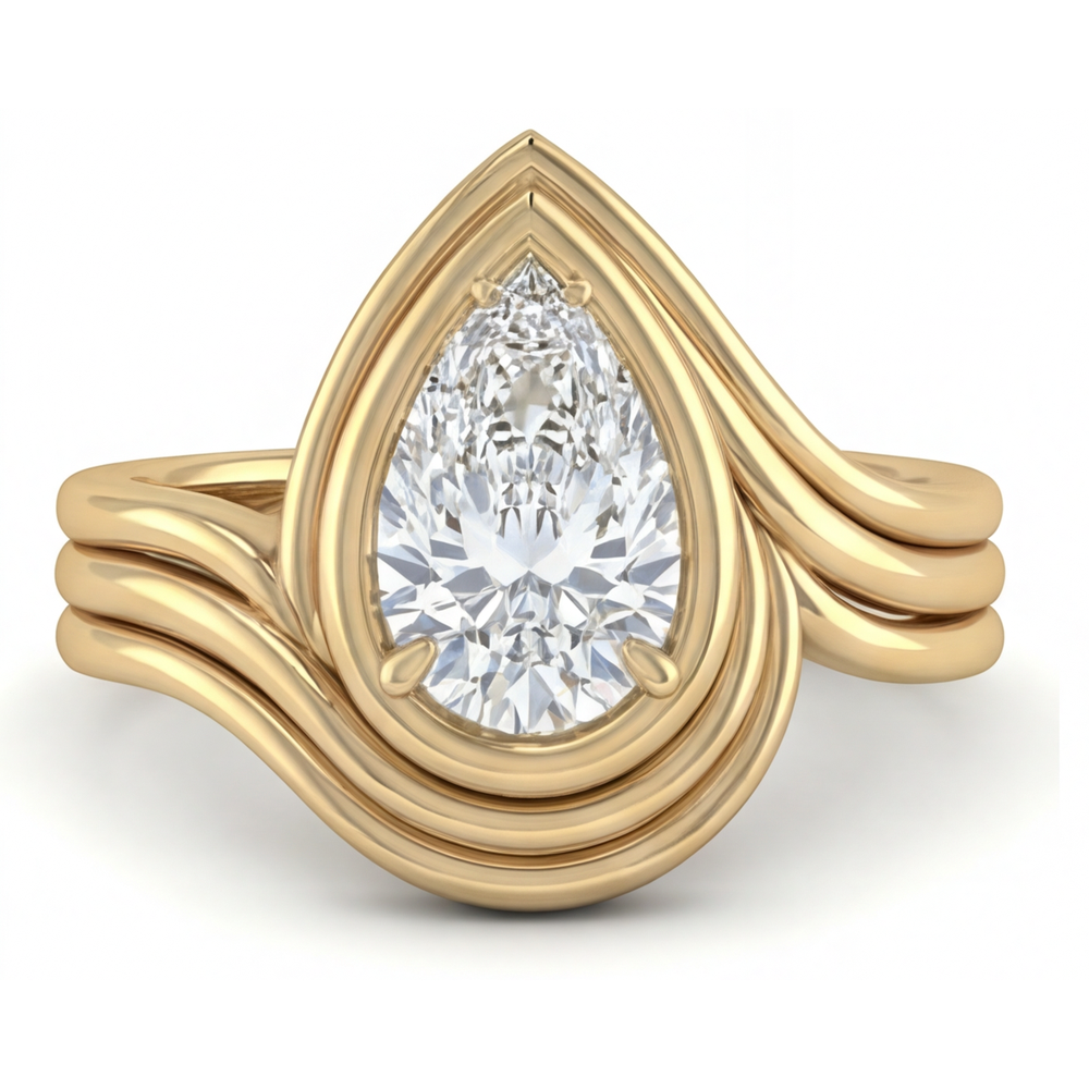 Handmade Single Stone Ring 2.50 ct – front view