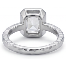 Authentic Brilliant Diamond Solitaire Engagement Ring – profile view