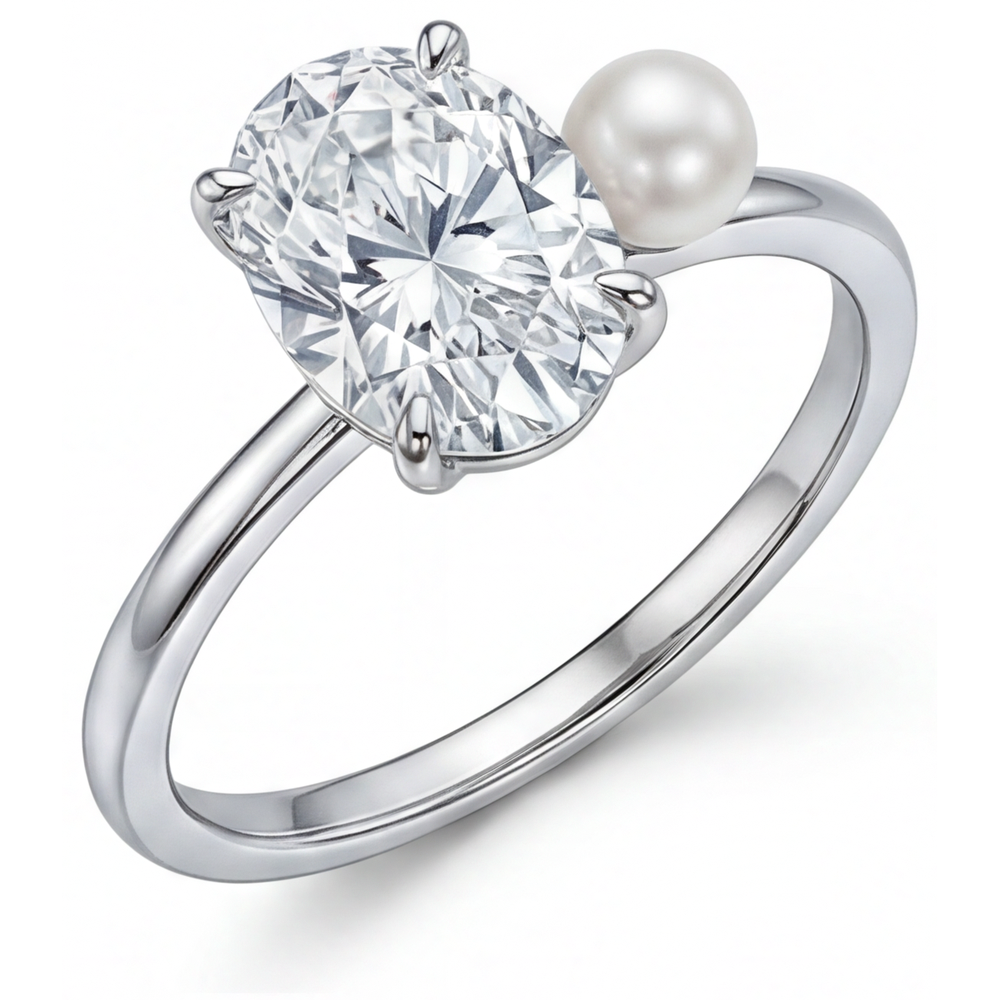 Artisan Solitaire Ring 2 ct – side view
