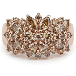 Brilliant Champagne Desert Diamond Brilliant Diamond Statement