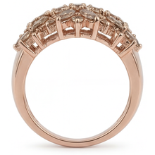 Brilliant Diamond Statement Ring 4.50-ct 14K Rose Gold – front view