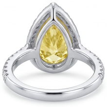 Handcrafted Fine Jewelry Ring 3.50 ct – back view