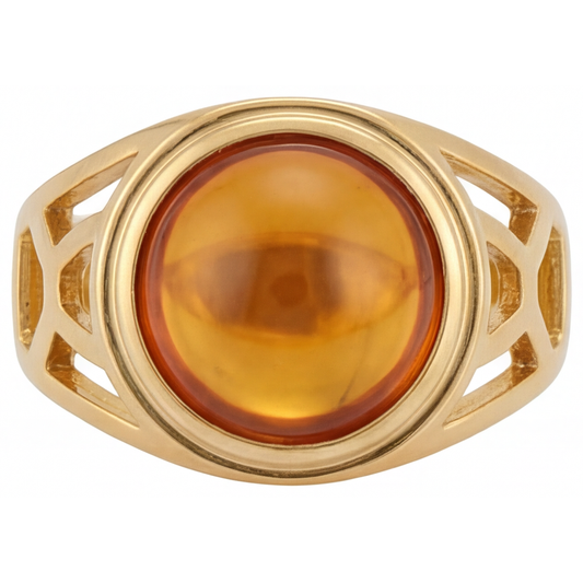 Sparkling Colored Stone Ring 5 ct – main view