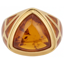 Real Citrine Fine Jewelry 8.5 ct 14K Yellow Gold – front view
