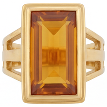 Gemstone Ring 14K Yellow Gold with Citrine – main view
