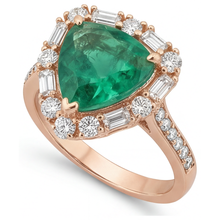 Brilliant Halo Engagement Ring 6 ct – side view