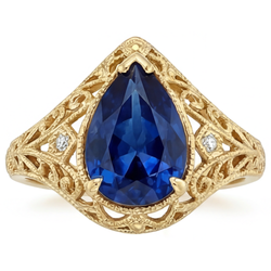 Cornflower Blue Sapphire VVS Clarity Precious Stone Ring 4 ct in